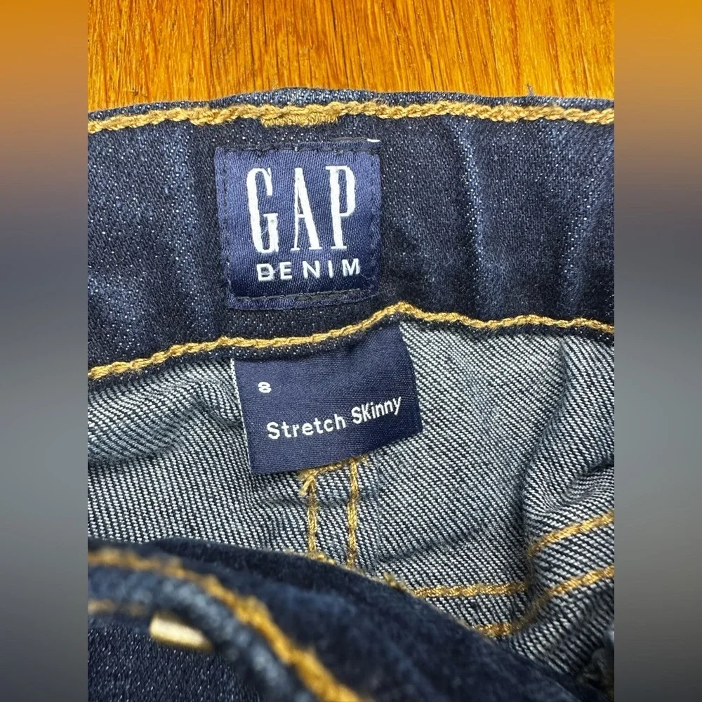 GAP Kids Denim Jeans Bundle – Size 8 – Stretch Skinny & Slim Taper